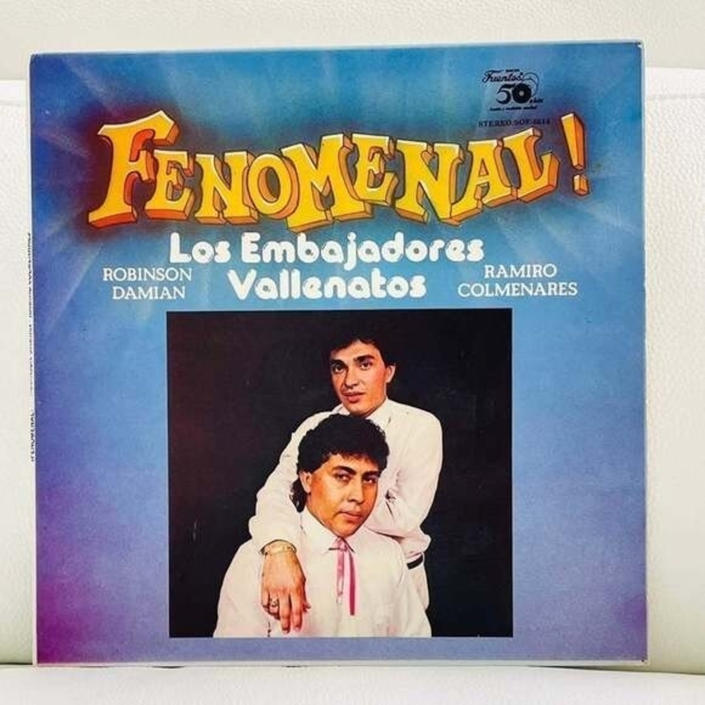LP Los Embajadores Vallenatos -Fenomenal Vinyl Record